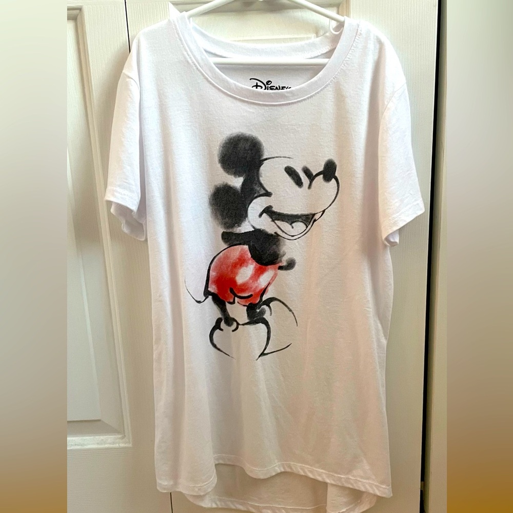 Cute White Mickey Mouse Shirt